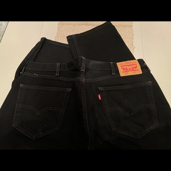 Black Denim Men’s Levi Jeans - Picture 1 of 3